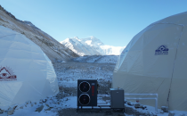 2024太陽雨空氣能采暖機再次成功入駐海拔5200米珠峰大本營